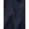 Abito blu in viscosa lunghezza midi con scollo a V - IT40