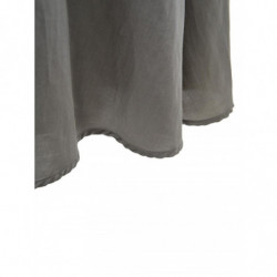 Abito in seta con salopette elegante grigia - IT40