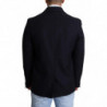 Giacca cappotto monopetto in lana blu scuro - IT46 - S
