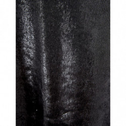 Abito nero decorato effetto velluto - IT40