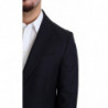 Giacca cappotto monopetto in lana blu scuro - IT46 - S