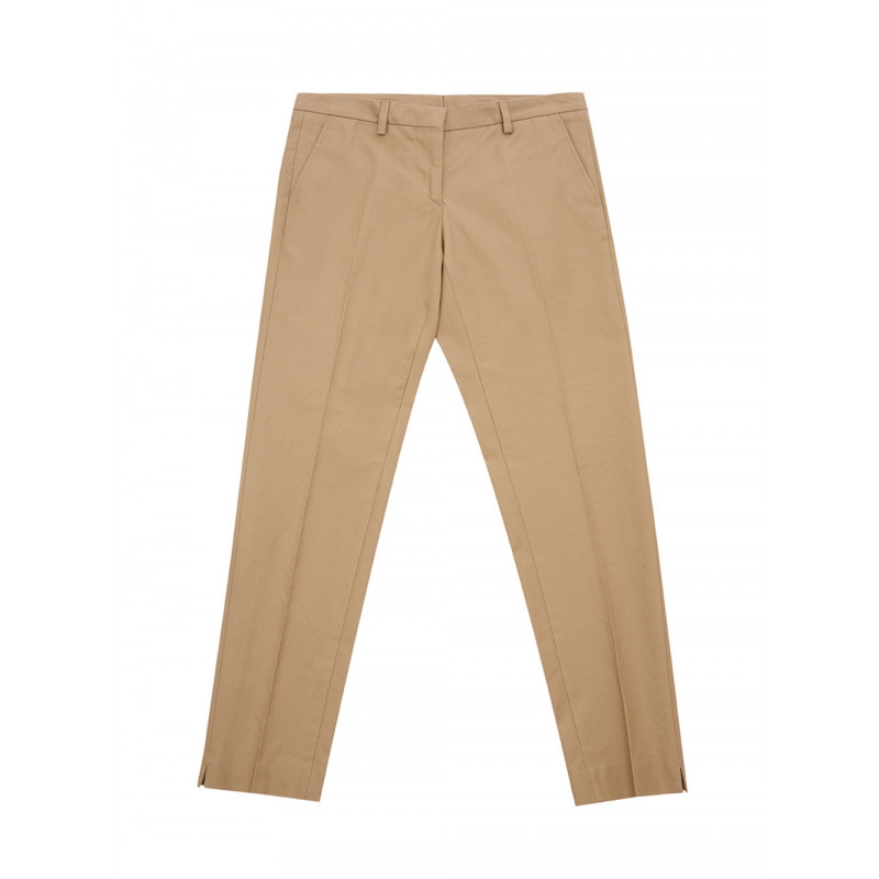 Pantaloni chino in cotone beige - IT38