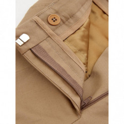 Pantaloni chino in cotone beige - IT38