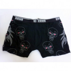 Boxer da uomo con teschi -...