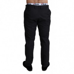Pantaloni pantaloni formali in cotone elasticizzato nero - IT48 - M