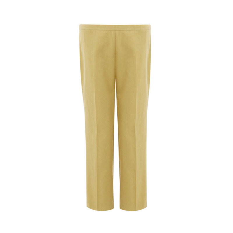 Pantaloni Chino Di Cotone Giallo - IT46