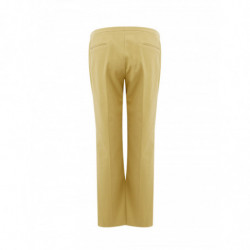 Pantaloni Chino Di Cotone Giallo - IT46