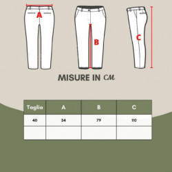 Pantaloni palazzo a vita alta in lana grigia - IT40