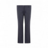Pantaloni Chino in Misto Lino Blu - IT40