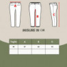 Pantaloni Chino in Misto Lino Blu - IT40