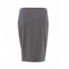 Gonna tubino in lana grigia - IT40