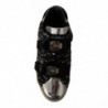 Scarpe da ginnastica lana cotone marrone pelle argento - EU44/US11