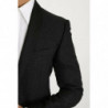 Blazer in cotone nero con motivo punteggiato - IT54 - XXL