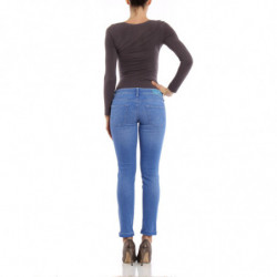 Jeans e pantaloni in cotone azzurro - W26