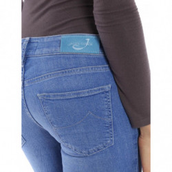Jeans e pantaloni in cotone azzurro - W26