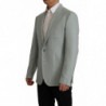 Blazer in seta cashmere verde chiaro - IT50 - L