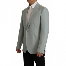 Blazer in seta cashmere verde chiaro - IT52 - L
