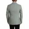 Blazer in seta cashmere verde chiaro - IT52 - L