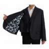 Giacca blazer da uomo formale in lino blu - IT50 - L