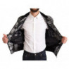 Giubbotto bomber Puppi Motive Nero Argento - IT50 - L