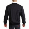 Giacca da uomo bomber corta in seta blu - IT50 - L
