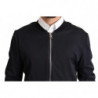 Giacca da uomo bomber corta in seta blu - IT50 - L