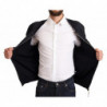 Giacca da uomo bomber corta in seta blu - IT50 - L