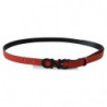 Cintura sangue fibbia logo nero pelle rossa nera - 85 CM / 34 INCHES