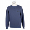 Maglione in cotone blu - L