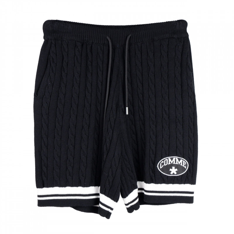 Pantaloncini in cotone nero - L