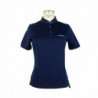 Polo in cotone blu - L