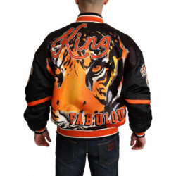 Giacca Bomber King Logo Multicolor DGMILLENNIALS - S