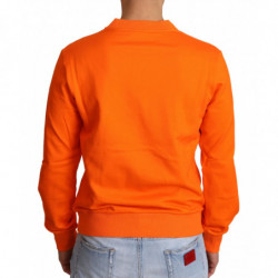 Maglione pullover in cotone arancione King Caesar - IT44 - XS
