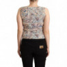 Canotta smanicata scollo a V in cotone multicolor - IT44-L