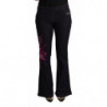 Jeans svasati in cotone a vita media in cotone nero - IT46-XL