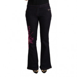 Jeans svasati in cotone a...