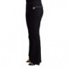 Jeans svasati in cotone a vita media in cotone nero - IT48-XXL