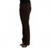 Jeans denim slim fit vita bassa elasticizzati cotone marrone - W29