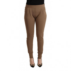 Pantaloni slim affusolati a...