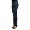 Jeans slim fit in denim di cotone lavato blu a vita bassa - W29