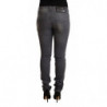 Jeans skinny in denim di cotone lavato grigio scuro - W34