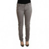 Jeans in denim push up skinny a vita bassa in cotone grigio - W32