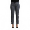 Jeans skinny in denim a vita bassa in cotone grigio - W30