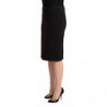 Gonna dritta nera al ginocchio con taglio a matita - IT50-3XL