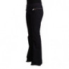 Jeans denim svasato cotone elasticizzato vita media cotone nero - I
