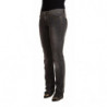 Jeans in denim dritto a vita bassa lavato grigio - W28