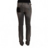 Jeans in denim dritto a vita bassa lavato grigio - W28