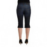 Jeans capri denim slim vita bassa cotone blu elasticizzato - IT42-M