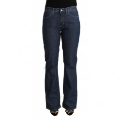 Jeans in denim svasato a...