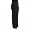 Pantaloni neri in cotone affusolati a vita alta - IT50-3XL